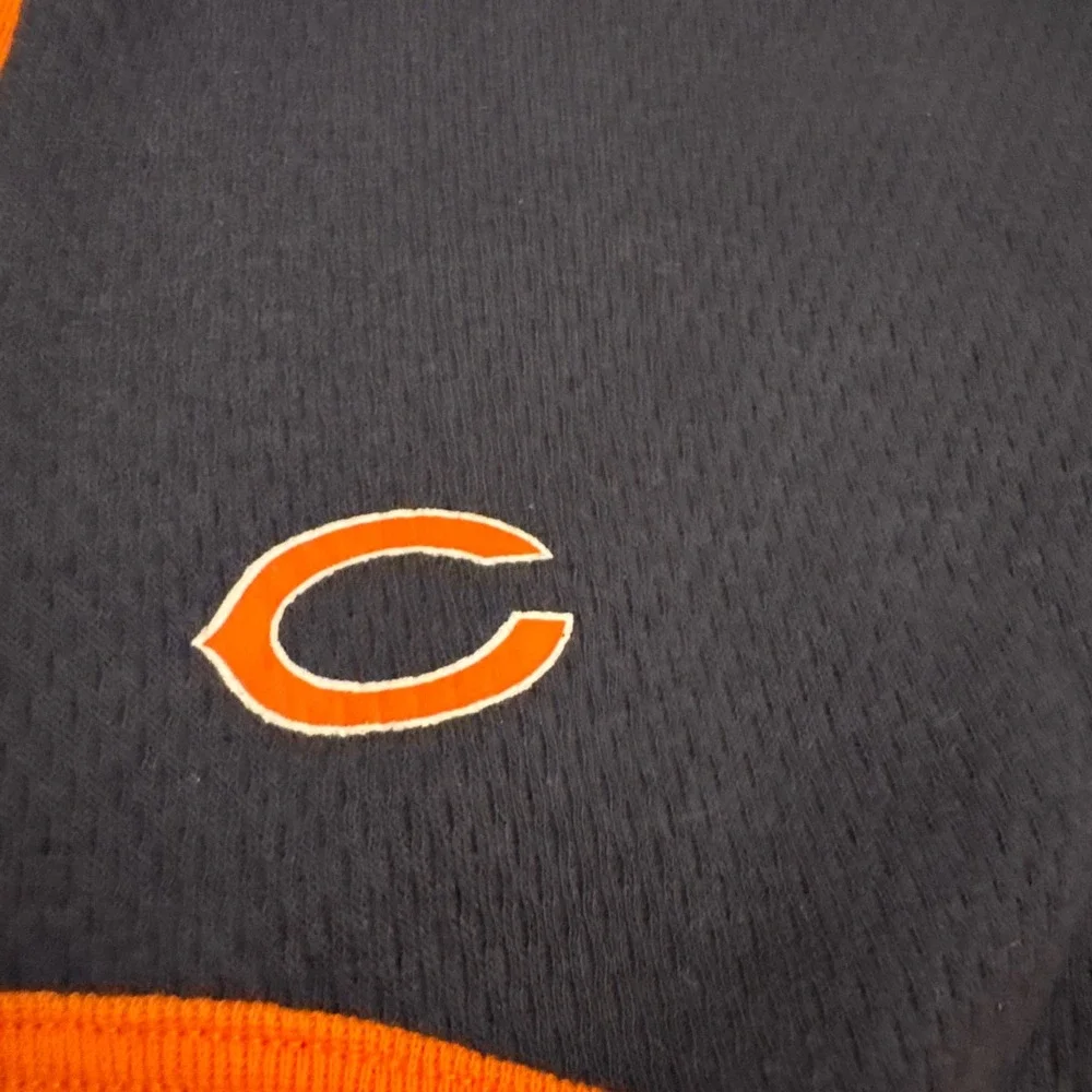 Chicago Bears Baby One Piece Bodysuit Set NFL Orange Black Size 3-6 Months‎